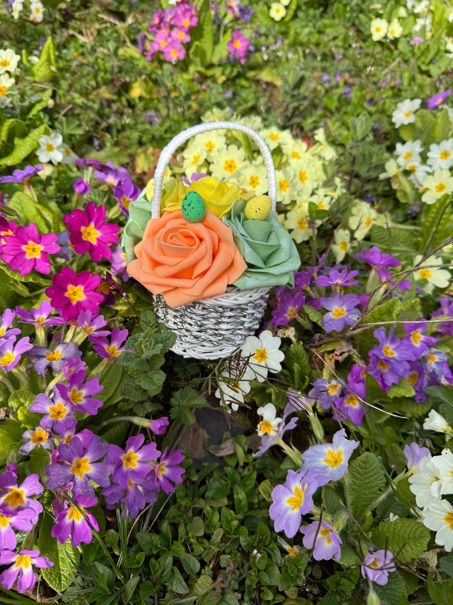 Petit panier floral