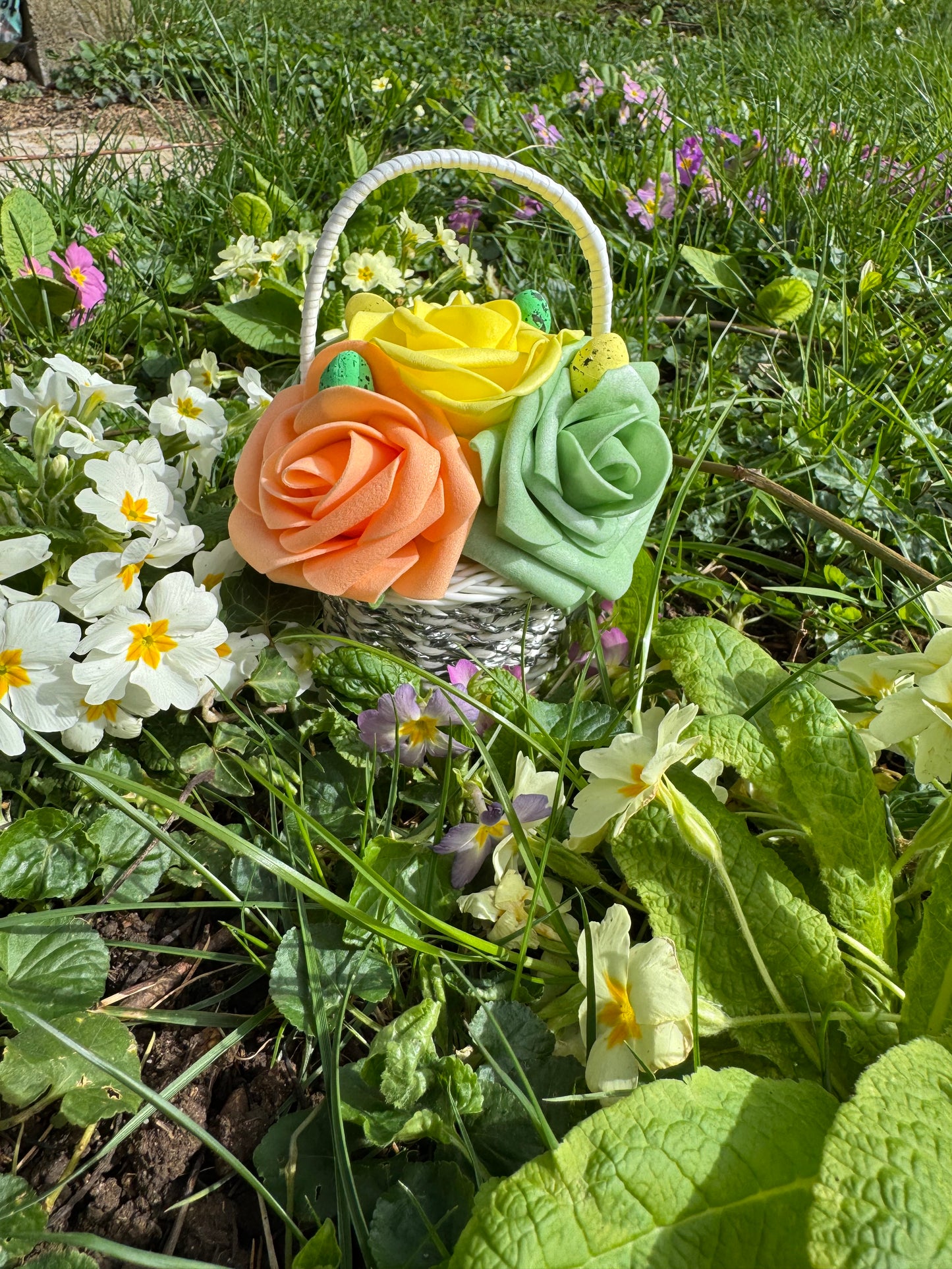 Petit panier floral
