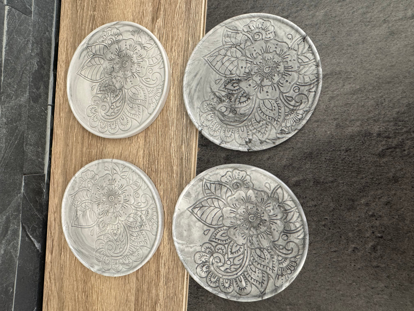 Lot de 4 dessous de verre